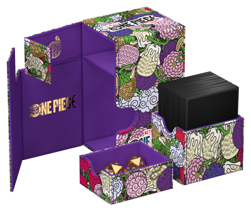 UG FLIP N TRAY DECK CASE XENOSKIN 80+ ONE PIECE - DEVIL FRUITS PATTERN