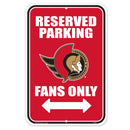 Reserved Parking Sign - NHL Ottawa Senators