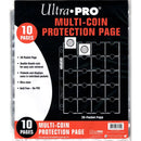 Coin Slot Binder Pages (10 Pack)