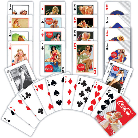 Coca Cola Classic Ads - Playing Cards