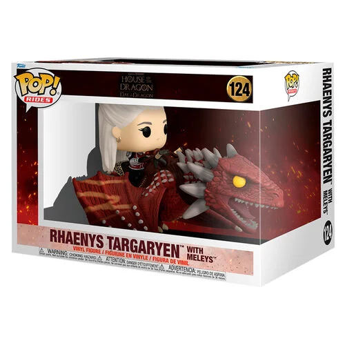 Rhaenys Targaryen with Meleys 124