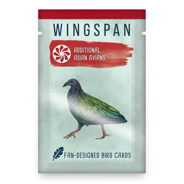 Wingspan Fan-Designed Card Pack - Additional Asian Avians