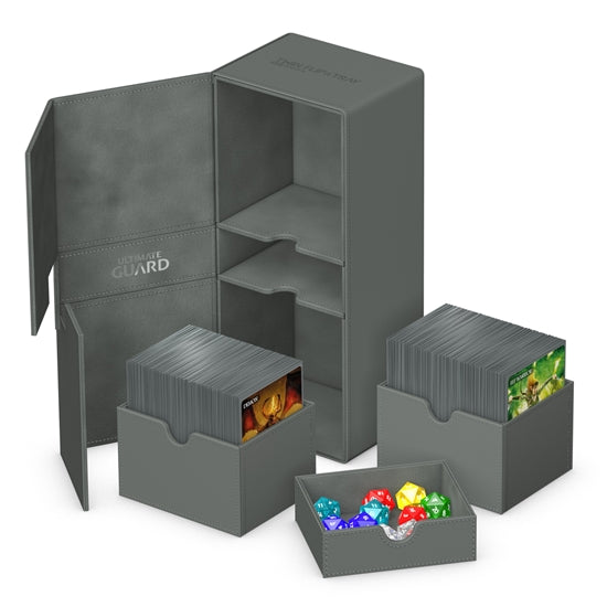 Ultimate Guard Twin Flip N Tray 266+ Xenoskin Grey