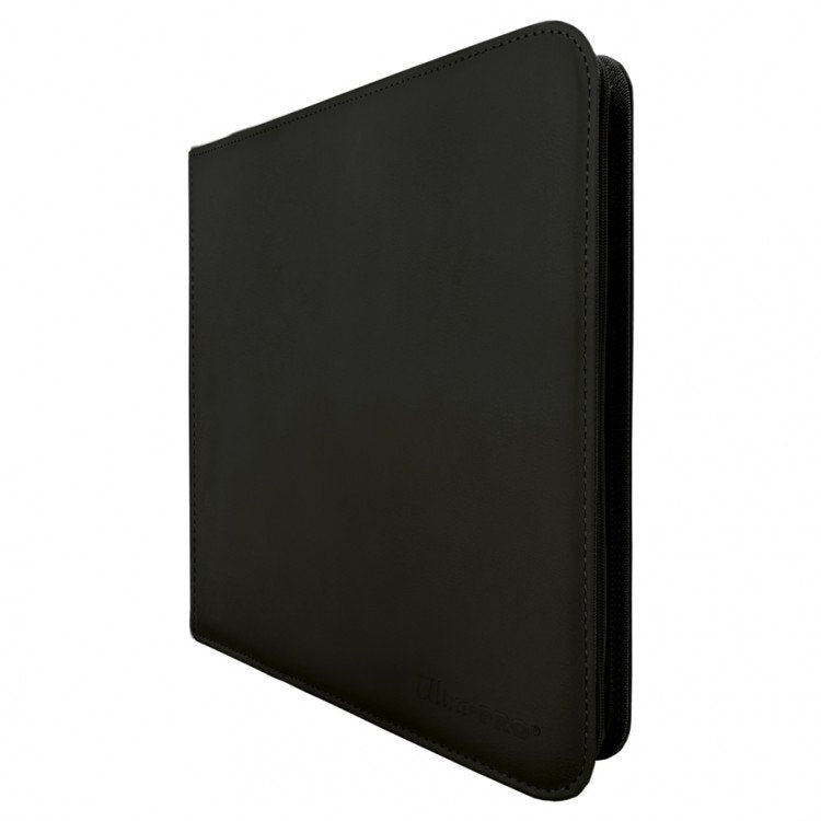 Ultra Pro 12 Pocket Zippered Pro Binder - Vivid Black