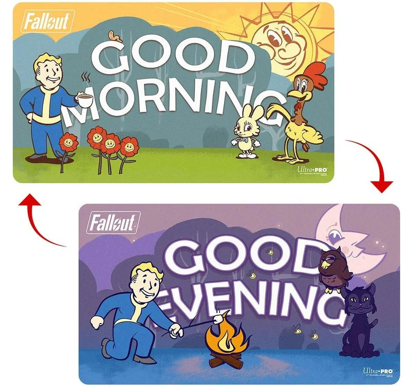 Ultra Pro Playmat - Fallout Vault Boy "Good Morning/Good Night"