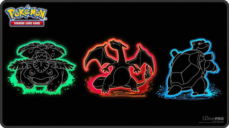 Pokemon Neon Kanto Foil Playmat