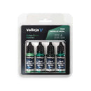 Vallejo: True Metallic Metal - Dusken Green Paint Set