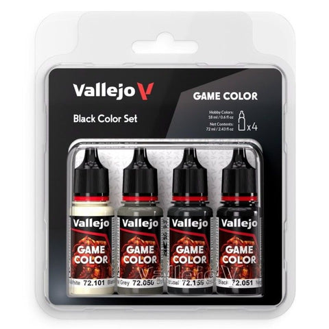 Vallejo: Game Color - Black Color Set