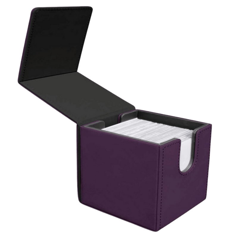 Ultra Pro Alcove Flip Deckbox 100 Midnight Plum - Side Load