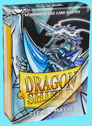 Dragon Shield Sleeves - Japanese Size Clear Matte (60 ct.)