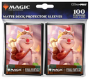 Ultra Pro Matte Sleeves 100ct - Final Fantasy - Stiltzkin, Moogle Merchant
