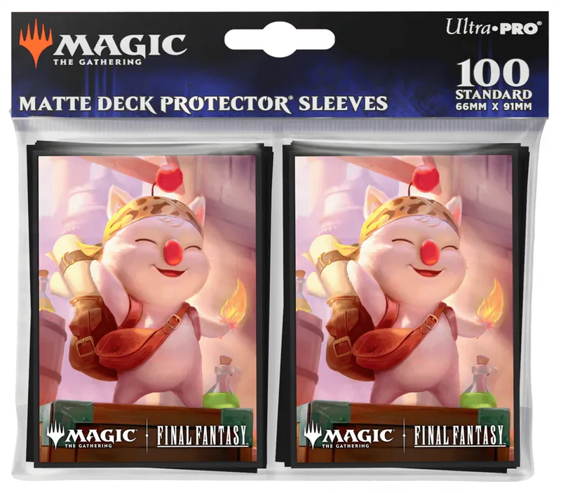 Ultra Pro Matte Sleeves 100ct - Final Fantasy - Stiltzkin, Moogle Merchant