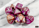 Chessex 7 Dice Set - Gemeni Copper-Purple/White