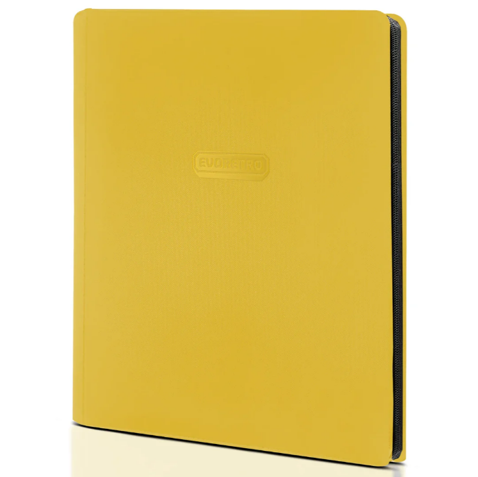 Evoretro 9-Pocket Card Binder- Yellow