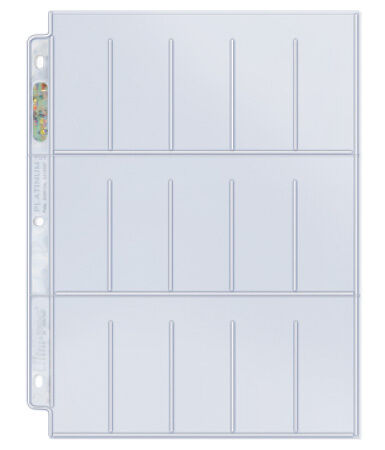 Ultra Pro - 15 Pocket Page (Single Page)