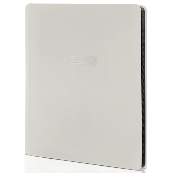 Evoretro 9-Pocket Card Binder- White