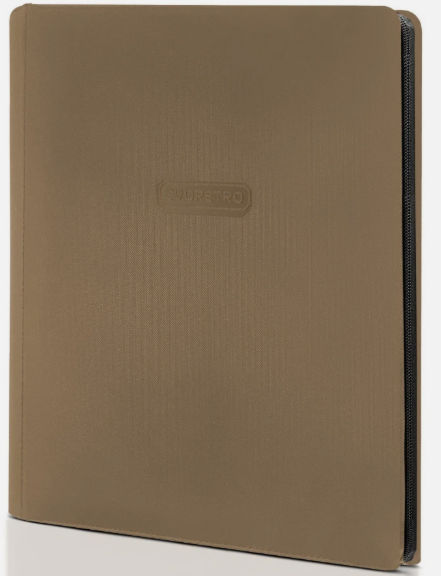 Evoretro 9-Pocket Card Binder- Brown