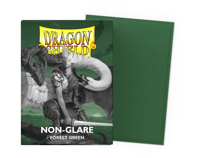 Dragon Shield Sleeves - Non-Glare Forest Green 100 Ct