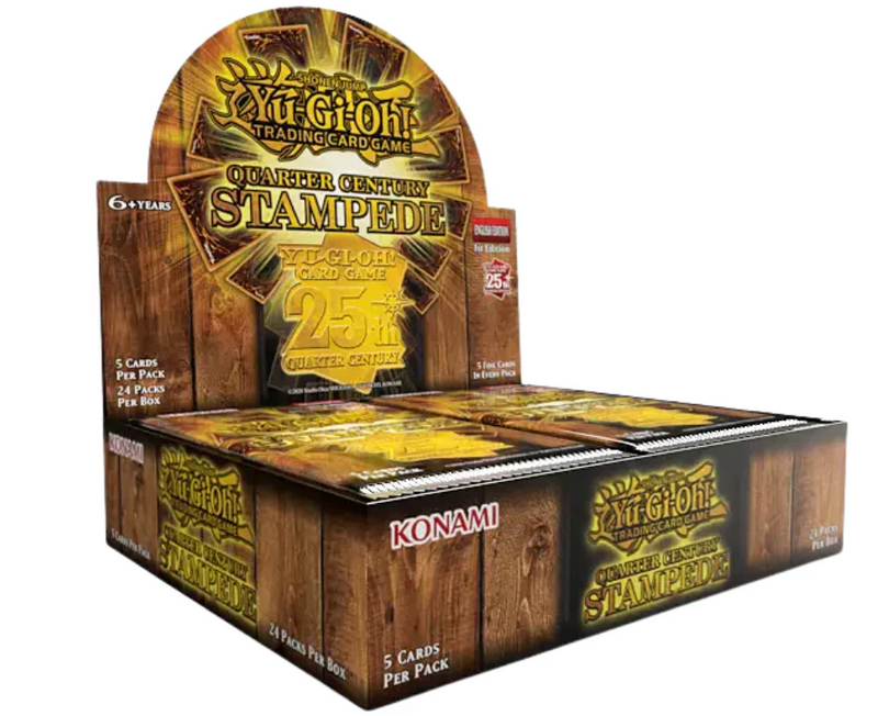 Yugioh Quarter Century Stampede 1st Edition Booster Box