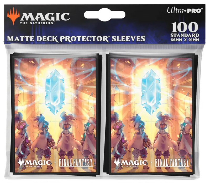 Ultra Pro Matte Sleeves 100ct - Final Fantasy - The Crystal's Chosen