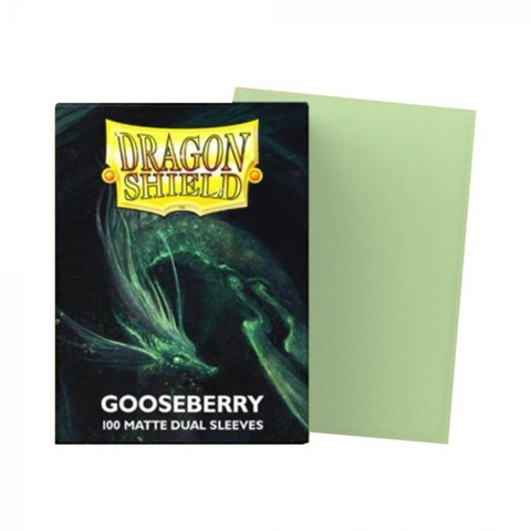 Dragon Shield Sleeves - Dual Matte Gooseberry