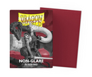 Dragon Shield Sleeves - Non-Glare Blood Red 100 Ct
