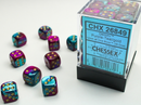 Chessex 36D6 Dice Purple-Teal/Gold
