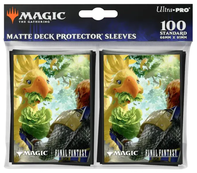 Ultra Pro Matte Sleeves 100ct - Final Fantasy - Gysahl Greens