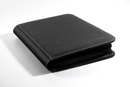 4 Pocket Top Loader Zip Up Binder - Black