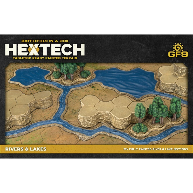 Hextech Battlefield in a Box - Rivers & Lakes