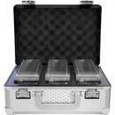 Zion Cases - Slab Case 3 Row (Cubed Silver)