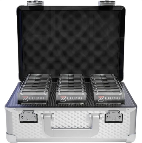Zion Cases - Slab Case 3 Row (Cubed Silver)