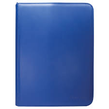 Ultra Pro 9 Pocket Zippered Pro Binder - Vivid Blue