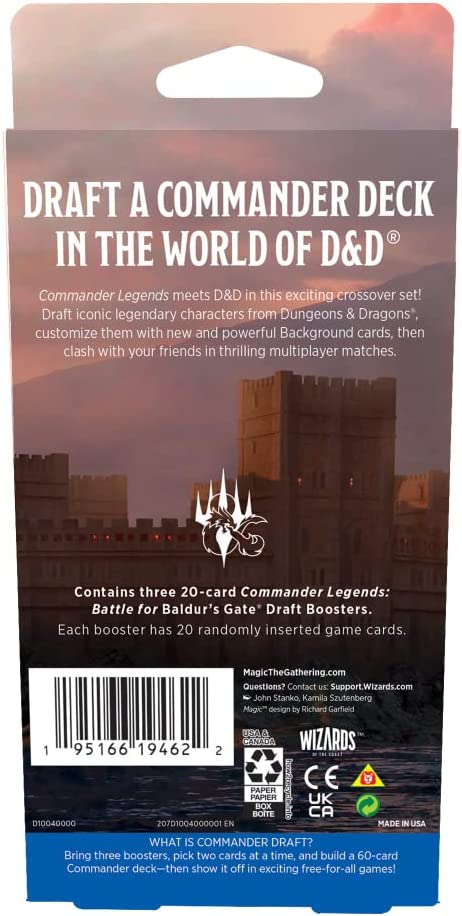 Commander Legends: Battle for Baldur's Gate - Draft Pack Commander Legends: Battle for Baldur's Gate - Draft Pack