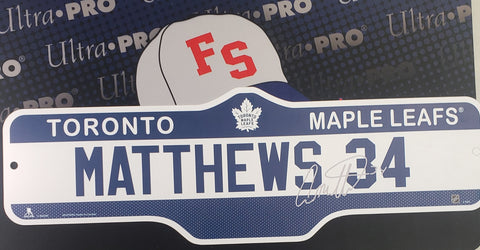 Player Street Sign - Nhl - Matthews