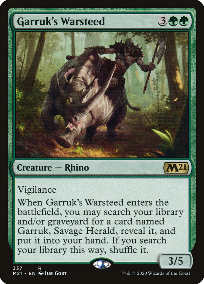 Garruk's Warsteed [Core Set 2021]