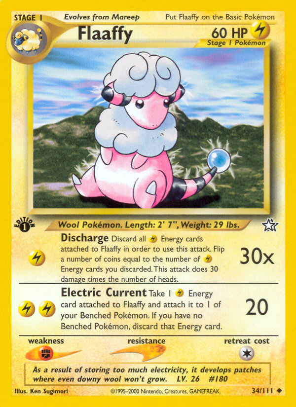 Flaaffy (34/111) [Neo Genesis 1st Edition]