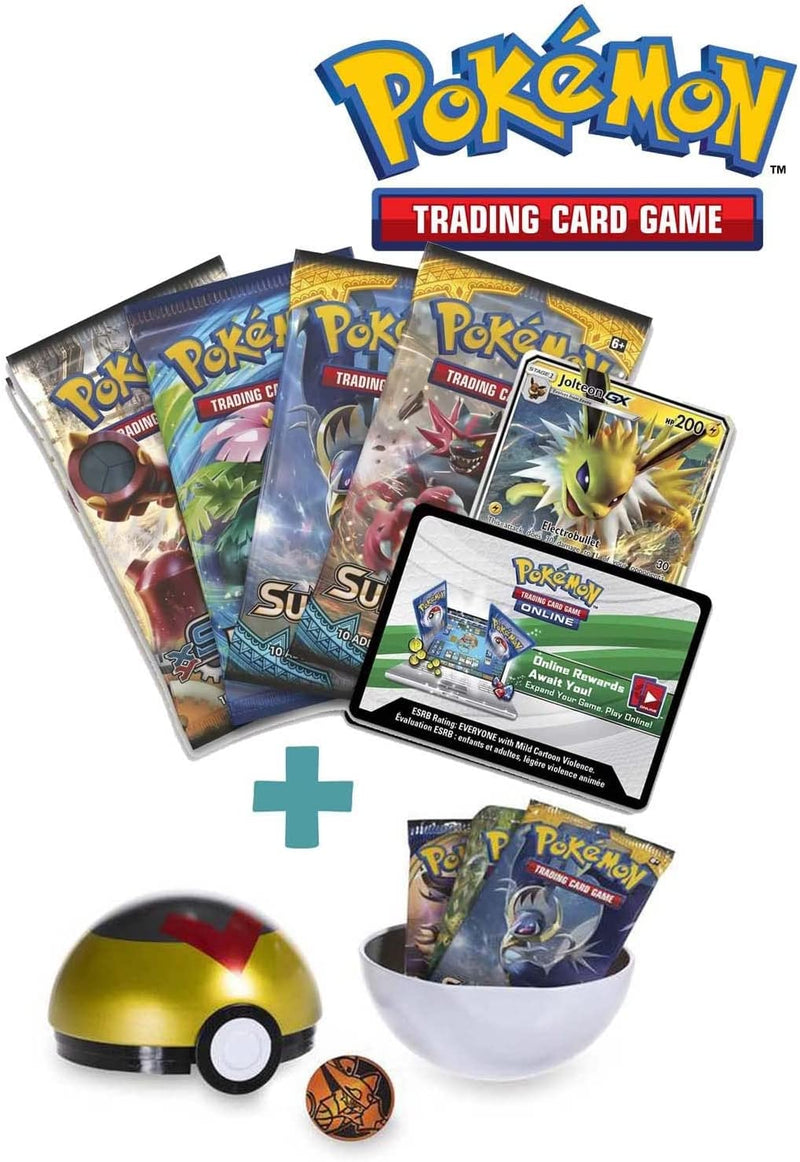 2 Pack - Pokemon Poke Ball & Tin ( Jolteon GX)