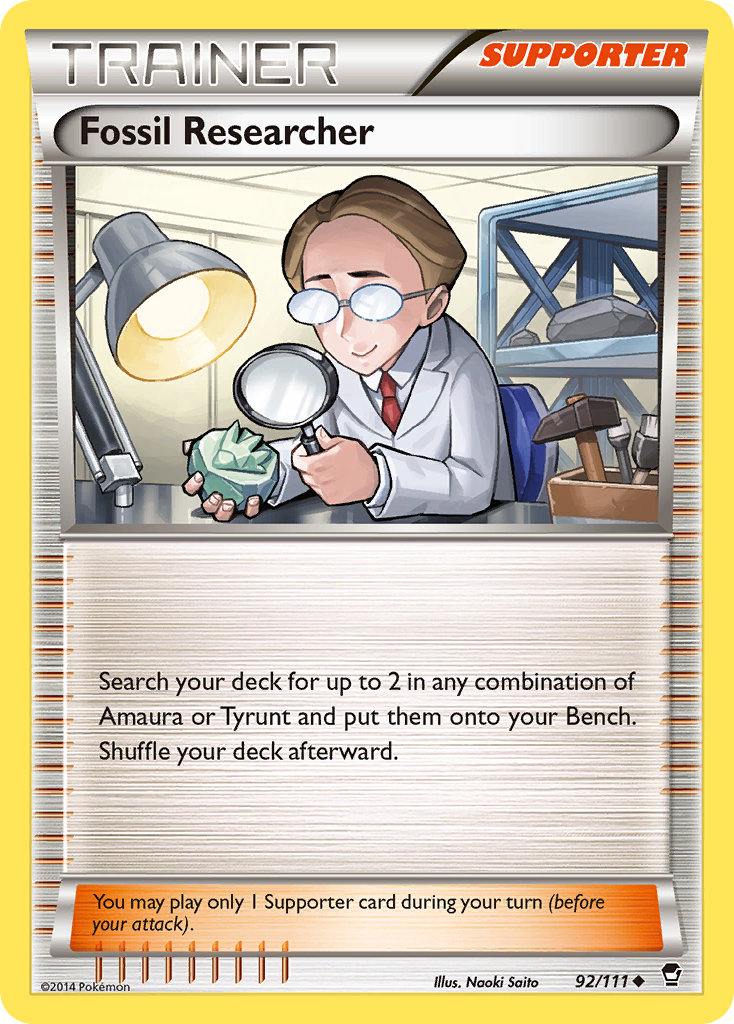Fossil Researcher (92/111) [XY: Furious Fists]