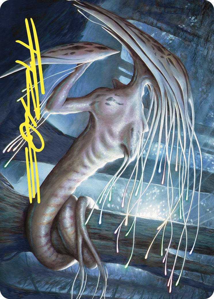 Manaweft Sliver Art Card (Gold-Stamped Signature) [Commander Masters A