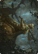 Verdant Outrider Art Card [Wilds of Eldraine Art Series]