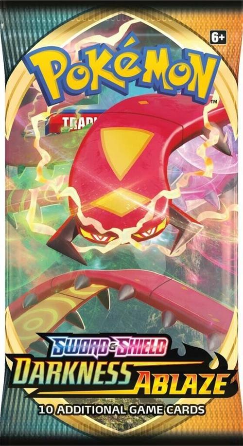pokemon darkness ablaze booster box TCG: Sword & Shield Packs Up Close And Foil Inspection this set offers 30 booster packs per box Pokemon: Sword & Shield -