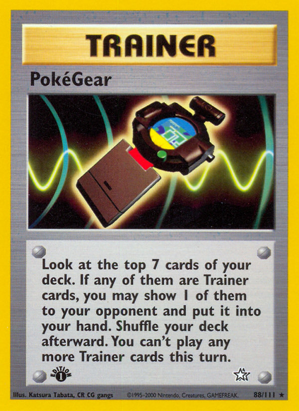 PokeGear (88/111) [Neo Genesis 1st Edition]