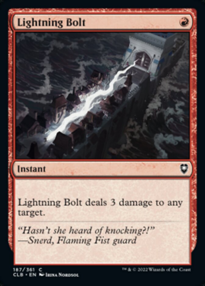 Lightning Bolt [Commander Legends: Battle for Baldur's Gate]