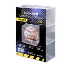 Ultra Pro - Uv Protection Square Ball Holder 6 Pack