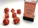 Chessex Dice - Vortex Orange black