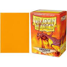 Dragon Shield Sleeves - Orange Matte 100 Ct