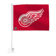 Car Flags - Detroit Red Wings