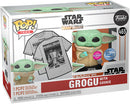 Pop & Tee - Star Wars Mandalorian Grogu with Cookies (Flocked) - Size XL