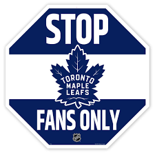 Toronto Maple Leafs 22" Octagon Stop Sign